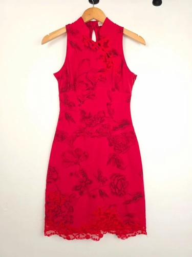 Karen millen vintage red - millen, silk