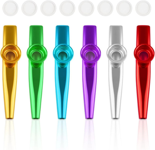 Metal kazoo with - metal, flute
