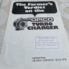 Opico turbo charger