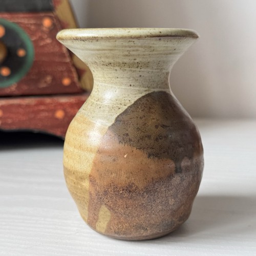 Studio pottery vase boho - pottery, |