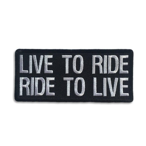 Embroidered live ride - embroidered,