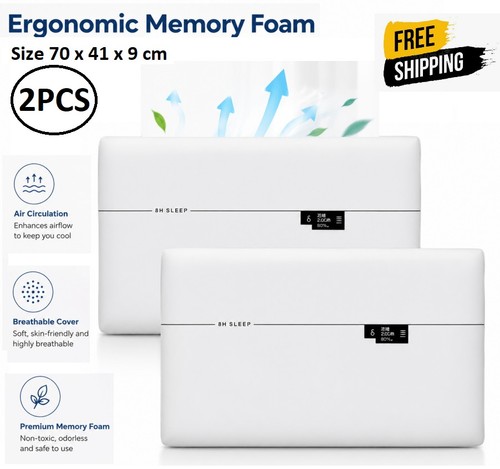 Pack memory foam pillows - 2,