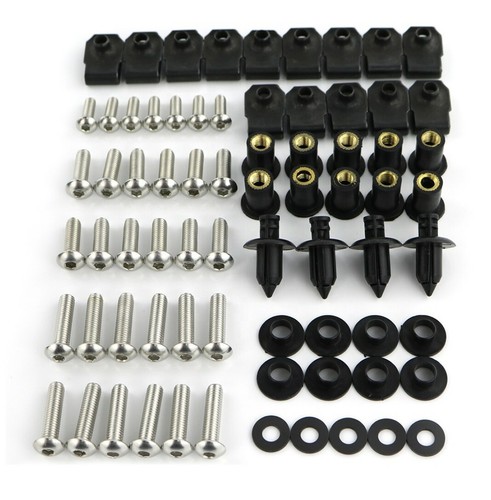 Stainless steel fairing - , screw