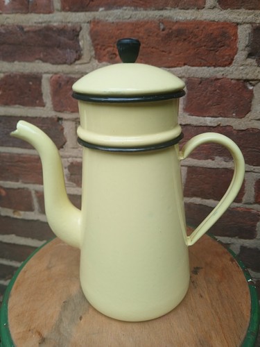 Vintage french enamel coffee - enamel,