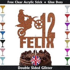 Motorbike Cake Topper - ANY