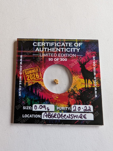 Goldwise natural 09g gold - natural, 0.09g