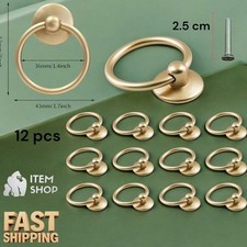 12 Pcs Antique Round Ring