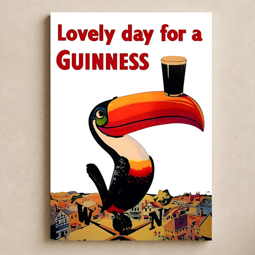 Guinness retro vintage poster - retro,
