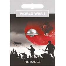 WW1 MILITARY TOMMY HELMET PIN