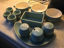 Denby Manor Green Various Items Set In Very Good Condition