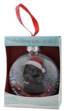 Black Labrador Dog Christmas Bauble Decoration Gift For Labrador Lovers
