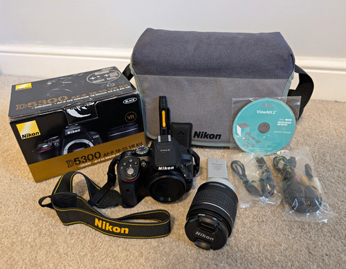 Nikon d5300 2mp black dslr - nikon,