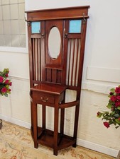 Edwardian Style Mahogany Hall