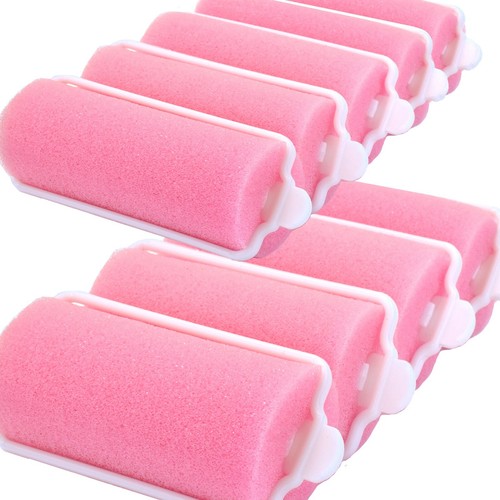 Foam hair rollers 9pc - foam,