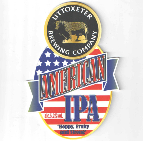 Ale beer pump - clip, badge