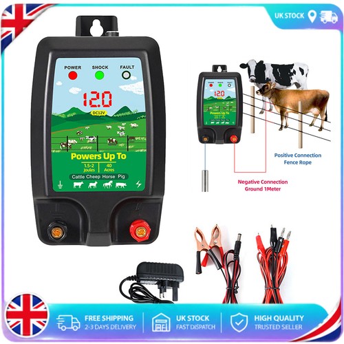 Electric fence energiser 12v - electric,