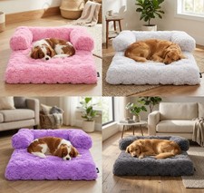 Fleece Pet Sofa Bed Square Dog