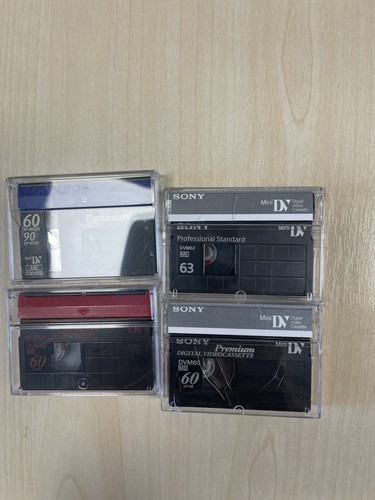 Mini video tapes 4 bundle - mini,