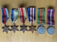 Gen WW2 British Army 39/45 Atlantic France Germany Africa Star Defence War Medal