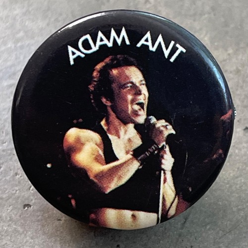 Vintage 1983 adam ant - ant, button