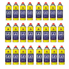 24 x BUTANE GAS BOTTLES