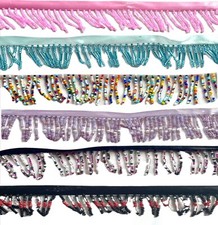 1x Yard Beaded Fringing Tassel