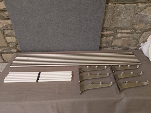 Stainless steel piped shelf - stainless,