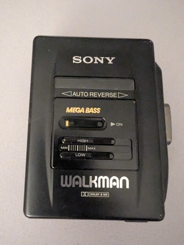 Sony walkman black cassette - walkman,