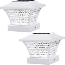 2 x Solar Powered White Led