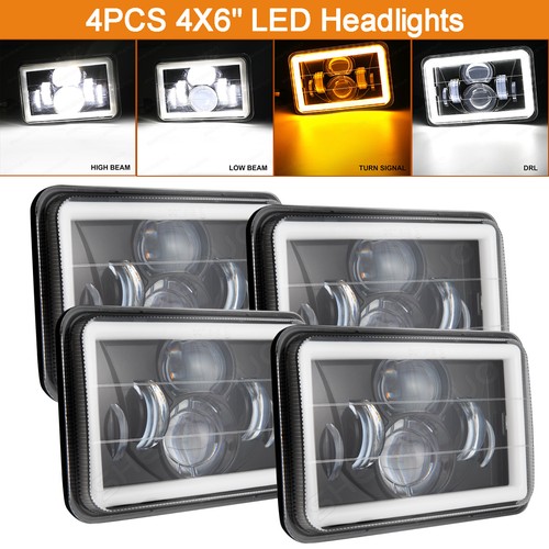 Halo 4x6 rectangular - rectangular, led
