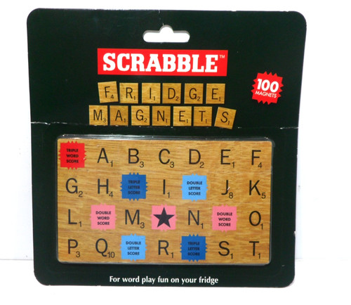 Scrabble fridge magnets - scrabble,