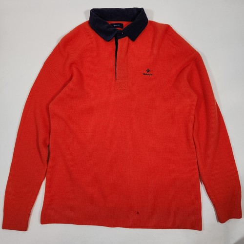 Gant ribbed rugger - ribbed, mens