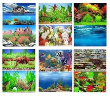 Aquarium Fish Tank Background Backdrop Poster - 2 to 6 FT Length 40cm High