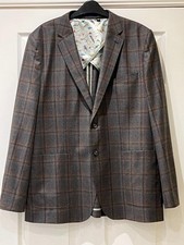 TED BAKER 100% WOOL CHECKED