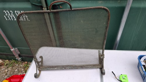 Hand forged fire gaurd - hand,