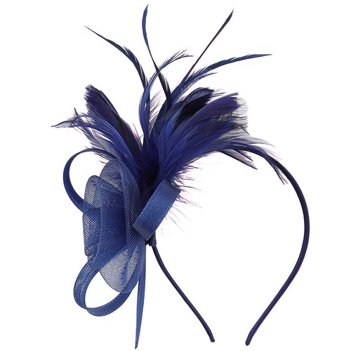 Feather fascinator women - fascinator, women's