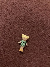 Vintage Bluebird 1990 Polly Pocket Writing Drawing Case Tiny Tina Doll Figure