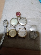 Job Lot Of Watch Movements For Spares Or Repair b40