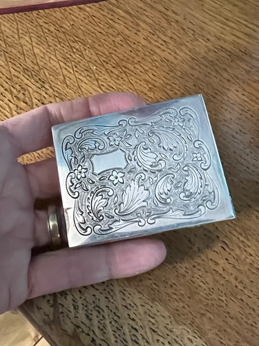 Rare antique silver 800 powder - rare,