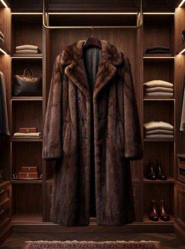 Antique fur coat - fur,