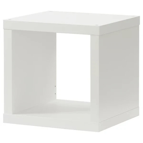 New ikea kallax white shelving - new,