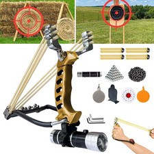 High Velocity Slingshot Powerful Hunting Slingshot Catapult Laser Hunting Ammo