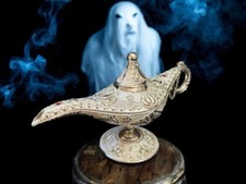 White aladdin magic lamp - aladdin,
