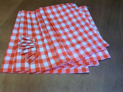 Gingham fabric both - gingham, sides