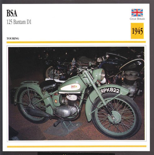 1945 bsa 125cc bantam - 1945, d1