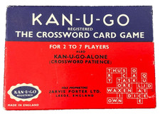 Vintage Kan-U-Go VTG Crossword