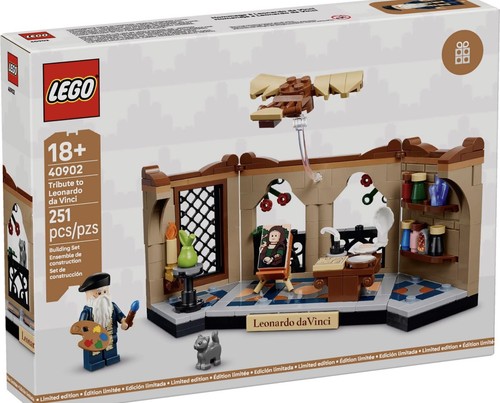 Lego 40902 tribute leonardo - lego,