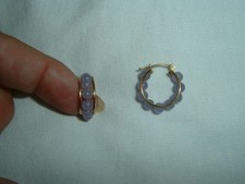 14K yellow gold lavender jade