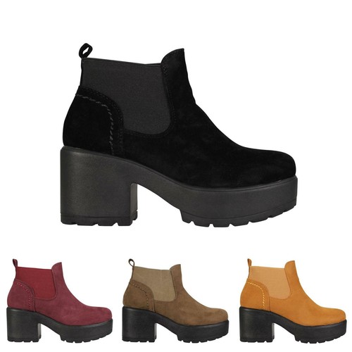 Womens girls platform boots - womens,