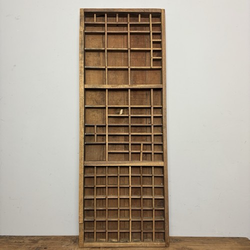 Vintage wooden printers tray - vintage,